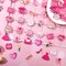 Mother's Day Foam Stickers, 300pcs Themed Hearts Tulip Flowers for DIY Craft Gift Cards Box Party Decoration